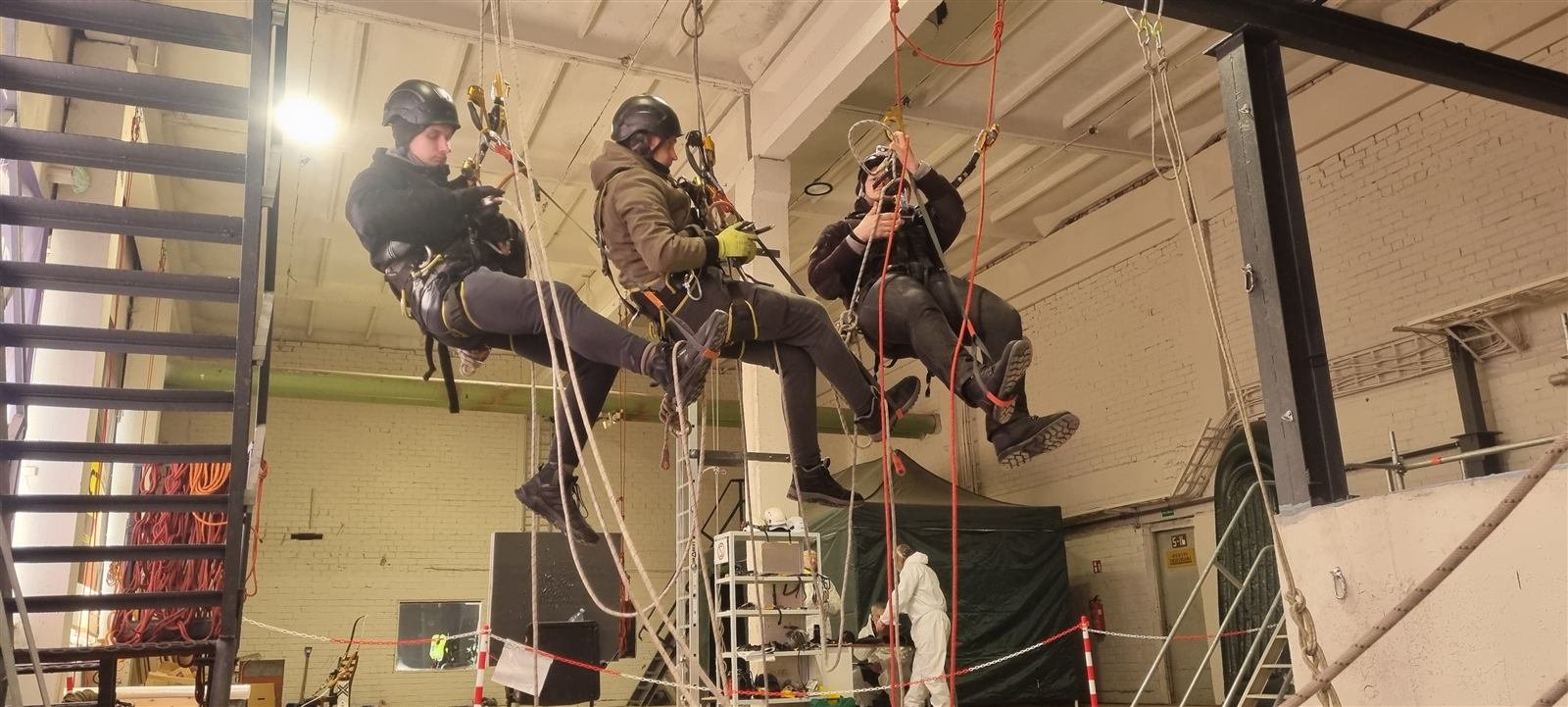 Rope Access Technician training in practice