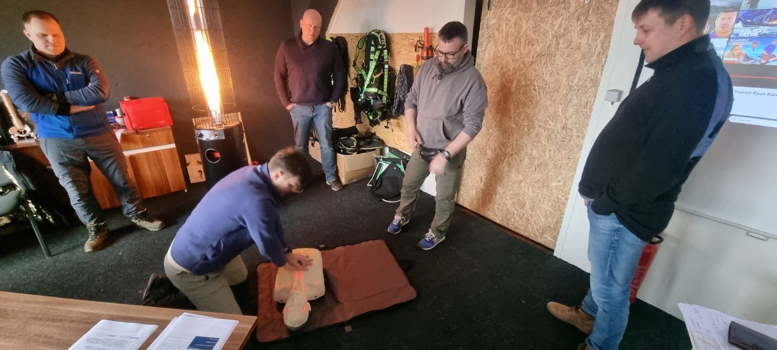 GWO First Aid training in practice