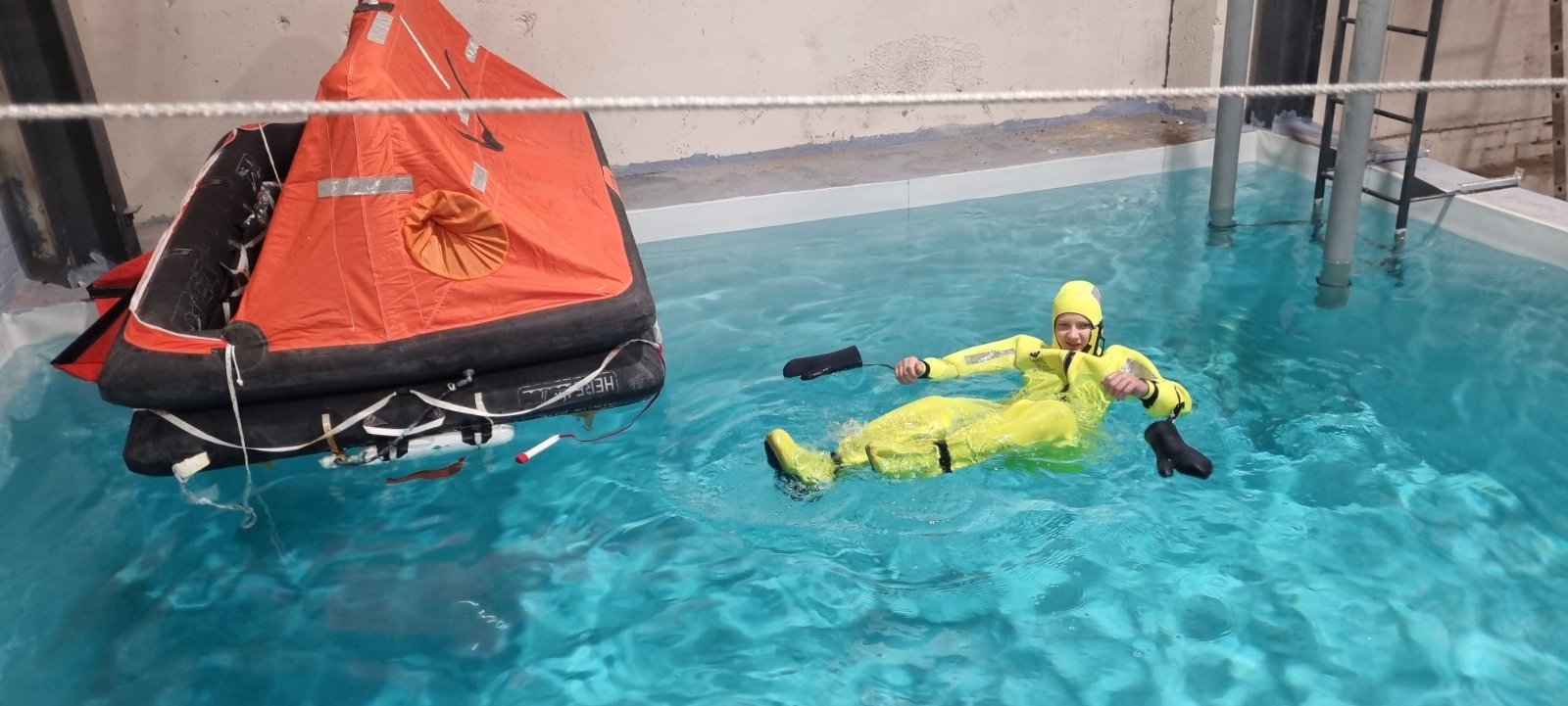 GWO Sea Survival training in practice